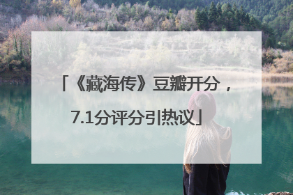 《藏海传》豆瓣开分，7.1分评分引热议