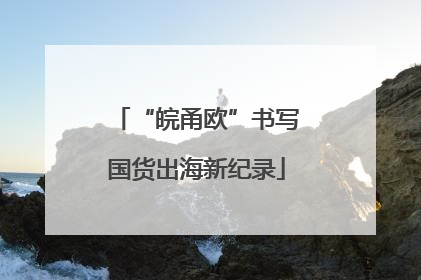 “皖甬欧”书写国货出海新纪录