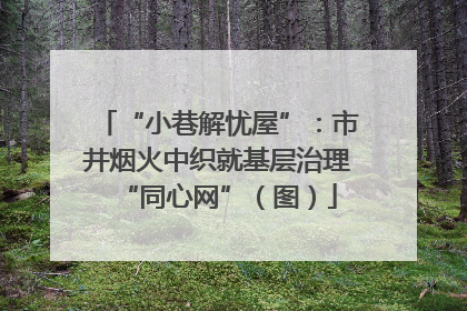 “小巷解忧屋”：市井烟火中织就基层治理“同心网”（图）