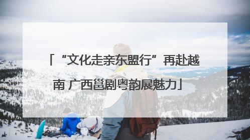 “文化走亲东盟行”再赴越南 广西邕剧粤韵展魅力