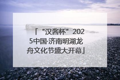“汉酱杯”2025中国·济南明湖龙舟文化节盛大开幕