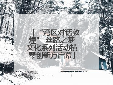 “湾区对话敦煌” 丝路之梦文化系列活动横琴创新方启幕