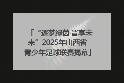 “逐梦绿茵·晋享未来”2025年山西省青少年足球联赛揭幕