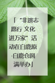 “非遗志愿行 文化进万家”活动在白鹿原·白鹿仓圆满举办