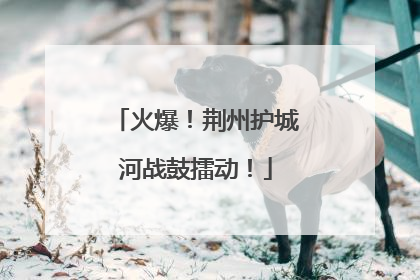 火爆！荆州护城河战鼓擂动！
