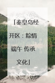 秦皇岛经开区：粽情端午 传承文化
