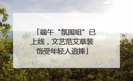 端午“氛围组”已上线，文艺范艾草装饰受年轻人追捧