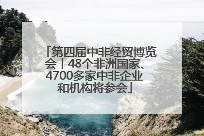 第四届中非经贸博览会丨48个非洲国家、4700多家中非企业和机构将参会