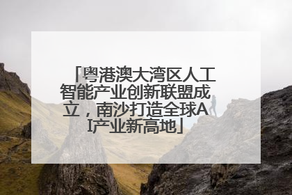 粤港澳大湾区人工智能产业创新联盟成立，南沙打造全球AI产业新高地