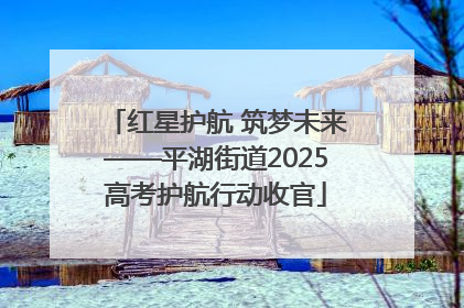 红星护航 筑梦未来——平湖街道2025高考护航行动收官