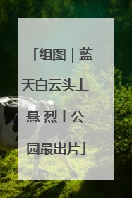 组图｜蓝天白云头上悬 烈士公园最出片