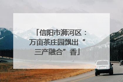 信阳市浉河区：万亩茶庄园飘出“三产融合”香