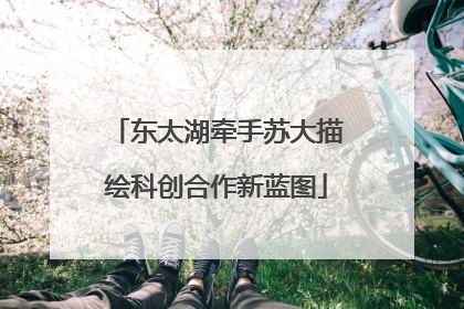 东太湖牵手苏大描绘科创合作新蓝图