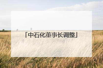 中石化董事长调整