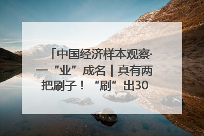 中国经济样本观察·一“业”成名｜真有两把刷子！“刷”出30亿级“颜值经济”