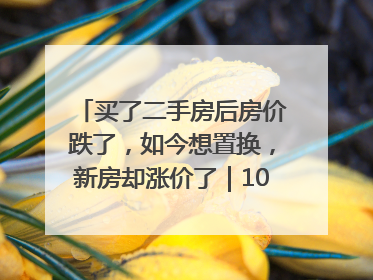 买了二手房后房价跌了，如今想置换，新房却涨价了｜100个买房故事