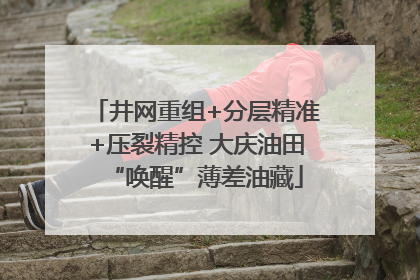 井网重组+分层精准+压裂精控 大庆油田“唤醒”薄差油藏