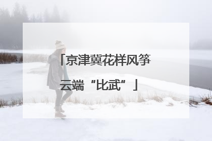 京津冀花样风筝云端“比武”