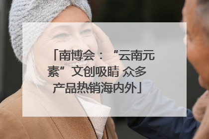 南博会：“云南元素”文创吸睛 众多产品热销海内外