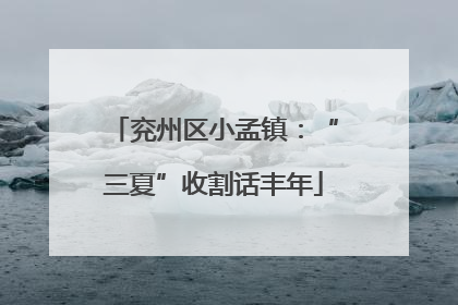 兖州区小孟镇：“三夏”收割话丰年