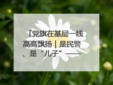 党旗在基层一线高高飘扬｜是民警、是“儿子”——申飞飞在太行山中的一线坚守