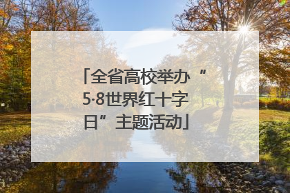 全省高校举办“5·8世界红十字日”主题活动