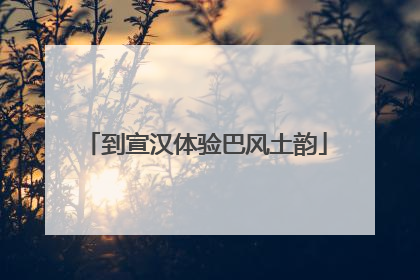 到宣汉体验巴风土韵