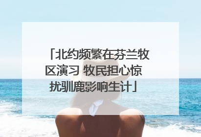 北约频繁在芬兰牧区演习 牧民担心惊扰驯鹿影响生计