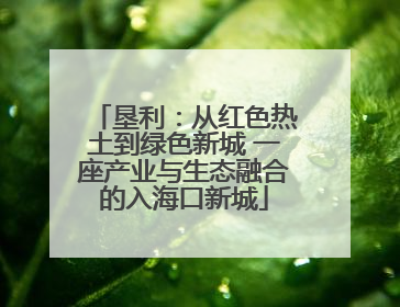 垦利：从红色热土到绿色新城 一座产业与生态融合的入海口新城