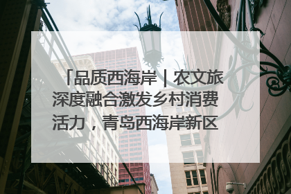 品质西海岸｜农文旅深度融合激发乡村消费活力，青岛西海岸新区的乡村振兴实践