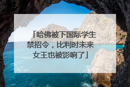 哈佛被下国际学生禁招令，比利时未来女王也被影响了