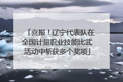 喜报！辽宁代表队在全国计量职业技能比武活动中斩获多个奖项