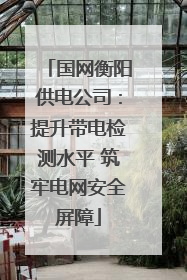 国网衡阳供电公司：提升带电检测水平 筑牢电网安全屏障