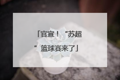 官宣！“苏超”篮球赛来了
