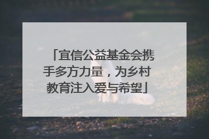 宜信公益基金会携手多方力量，为乡村教育注入爱与希望