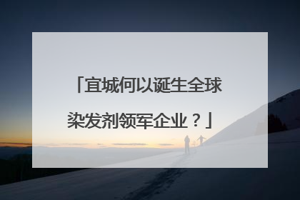 宜城何以诞生全球染发剂领军企业？
