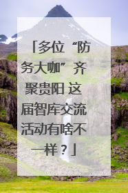 多位“防务大咖”齐聚贵阳 这届智库交流活动有啥不一样？