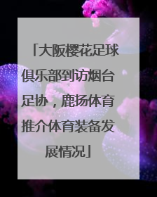 大阪樱花足球俱乐部到访烟台足协，鹿扬体育推介体育装备发展情况