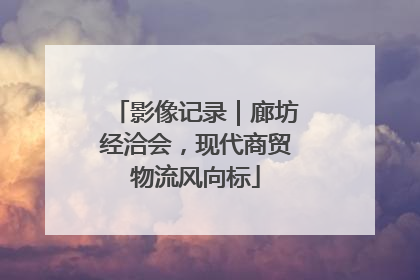 影像记录｜廊坊经洽会，现代商贸物流风向标