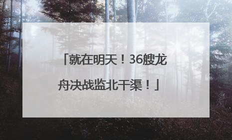 就在明天！36艘龙舟决战监北干渠！