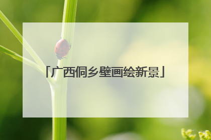 广西侗乡壁画绘新景