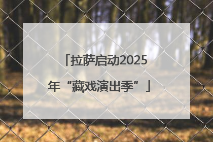 拉萨启动2025年“藏戏演出季”
