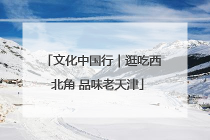 文化中国行｜逛吃西北角 品味老天津