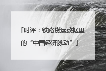 时评：铁路货运数据里的“中国经济脉动”