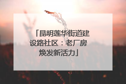 昆明莲华街道建设路社区：老厂房焕发新活力