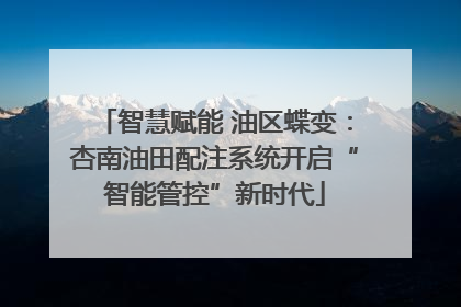 智慧赋能 油区蝶变：杏南油田配注系统开启“智能管控”新时代