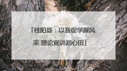 桂阳县：以赛促学展风采 理论宣讲润心田