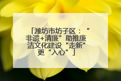 潍坊市坊子区：“非遗+清廉”助推廉洁文化建设“走新”更“入心”