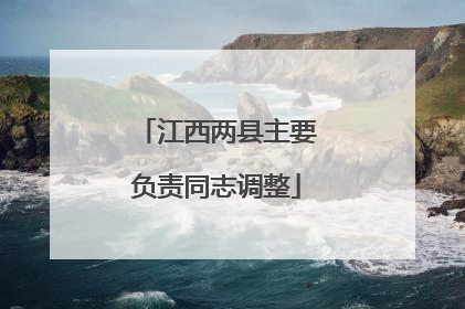 江西两县主要负责同志调整
