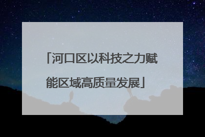 河口区以科技之力赋能区域高质量发展